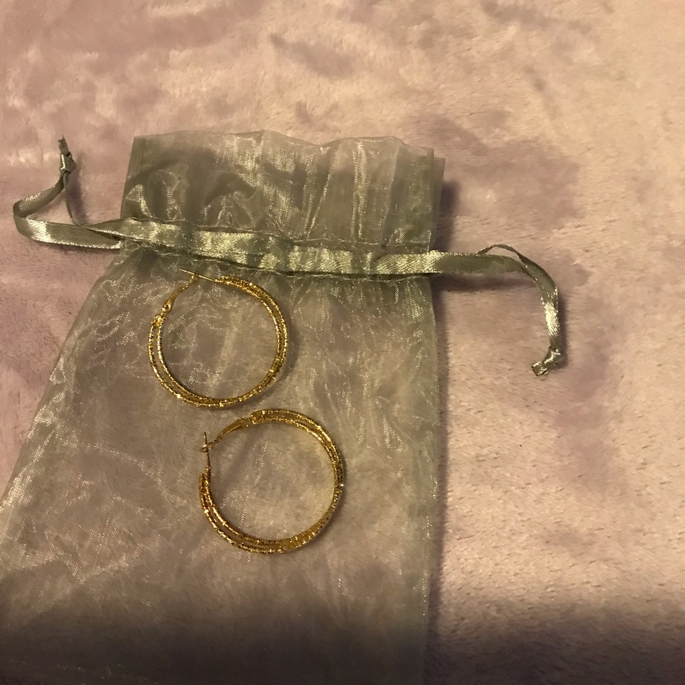 Gold Colored Earrings